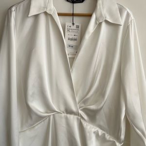 Zara white dress
